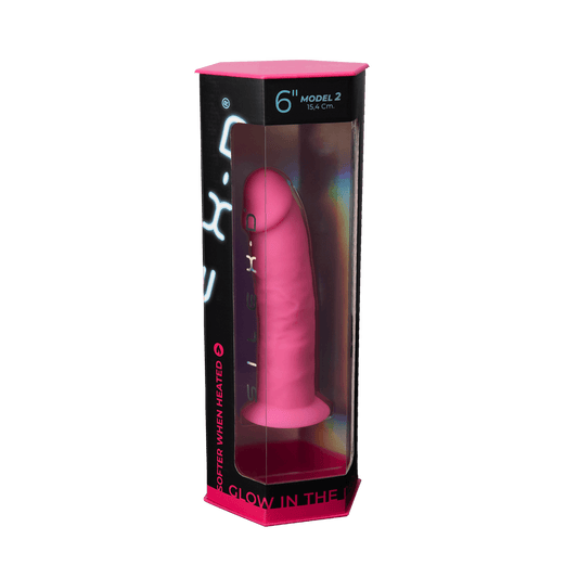 Silexd - Dildo Premium Silicone Mod.2 6'' - Glow in the Dark