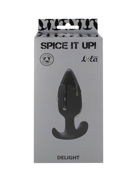 Lola Games - Plug Anale con Pallina in Metallo Delight - Nero