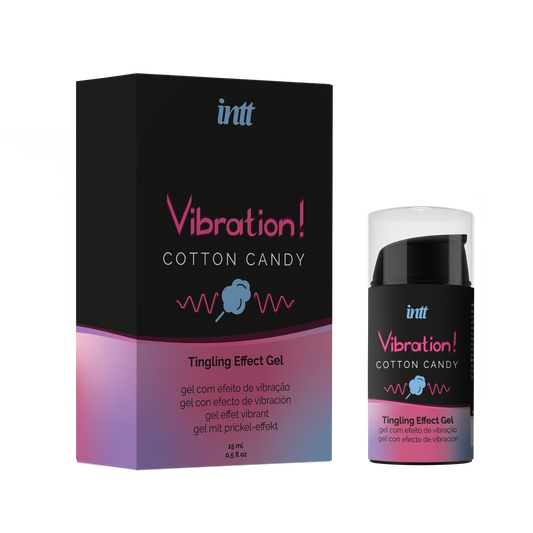 Intt - Gel Vibrante Cotton Candy - 15 ml