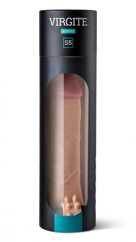 GUAINA PER PENE REALISTICA S5 CARNE 19 CM CON VIBRAZIONE