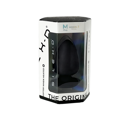 Silexd - Premium Silicone Plug Taglia M - Nero