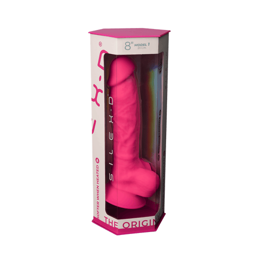 Silexd - Dildo Premium Silicone Mod.1 8'' - Rosa