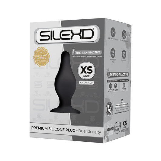 Silexd - Premium Silicone Plug Taglia XS - Nero