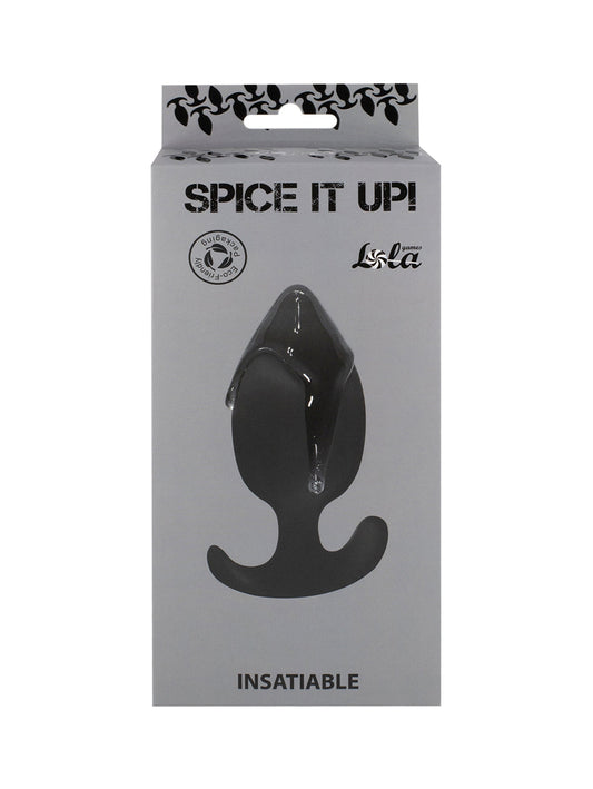 Lola Games - Plug Anale con Pallina in Metallo Insatiable - Nero