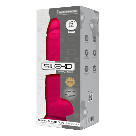 Silexd - Dildo Premium Silicone Mod.1 15'' - Fucsia