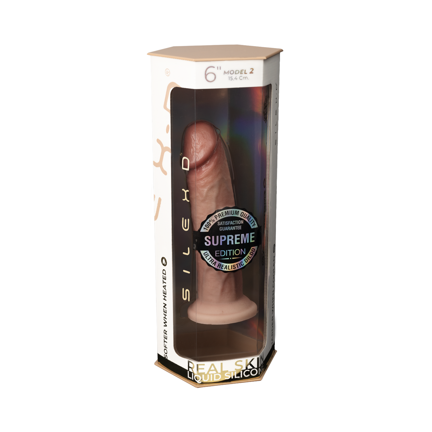 SilexD - Dildo Premium Real Skin Model 2 - 6"