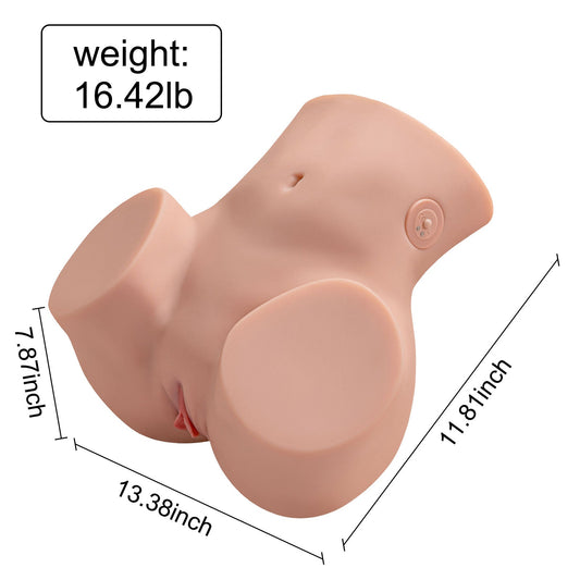 Xise - Sydni - Torso con Funzione Vibrante e Thrusting