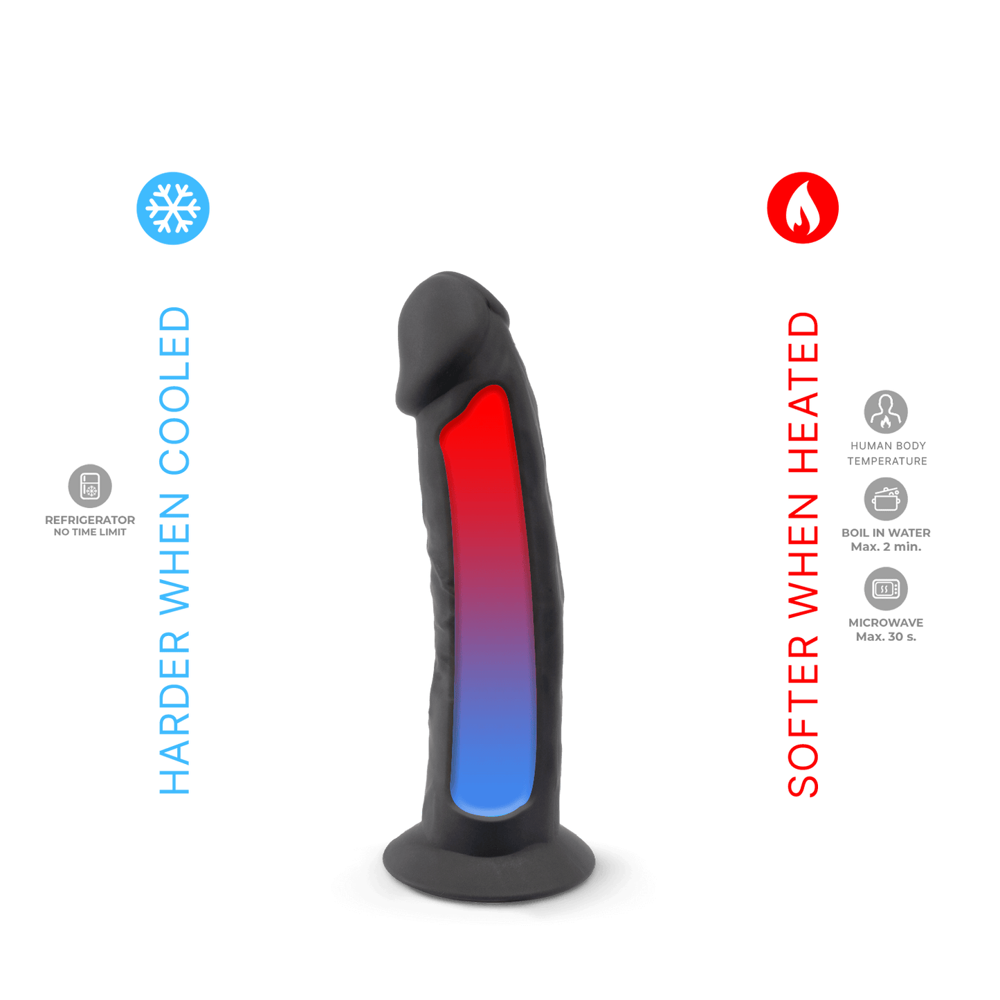 Silexd - Dildo Premium Silicone Mod.2 6'' - Nero