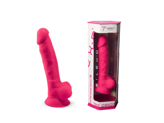 Silexd - Dildo Premium Silicone Mod.1 7'' - Rosa