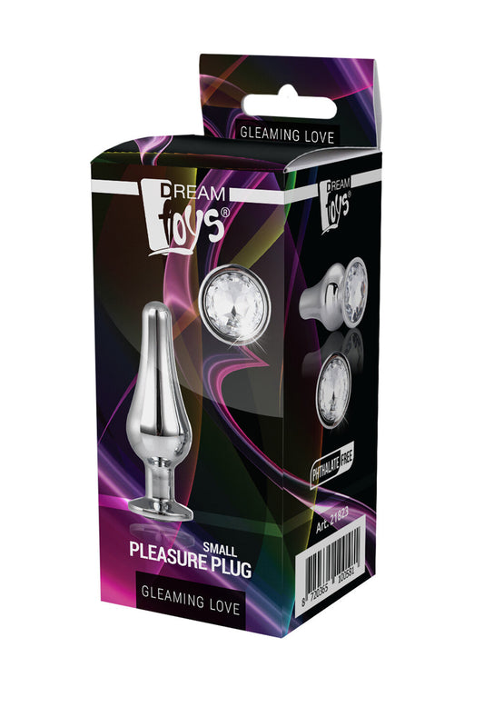 Tappo per il piacere in argento scintillante Love S