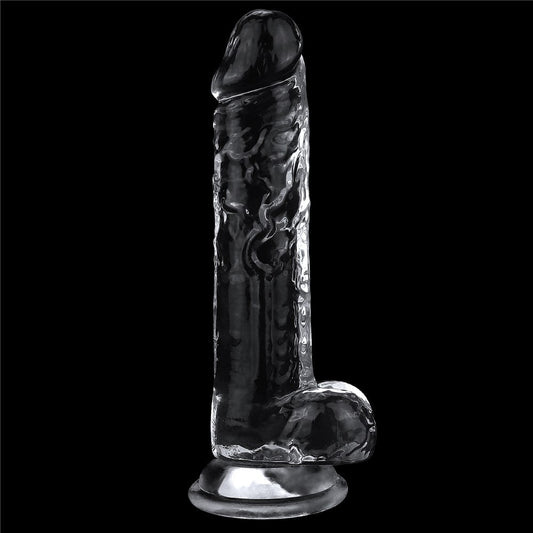 Dildo trasparente impeccabile da 7,5''