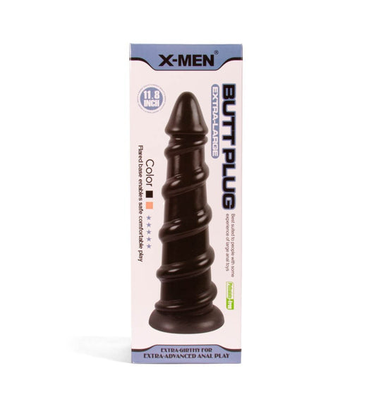 Plug anale X-MEN da 11,8 pollici nero_B0O50_4