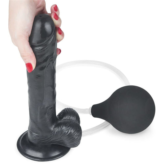 Dildo estremo squirting da 9'' - Nero