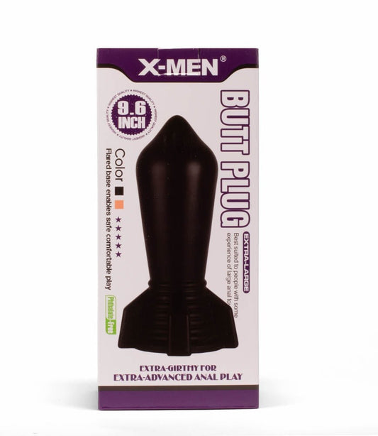 X-MEN 9.6" Enorme Plug Anale Nero 2