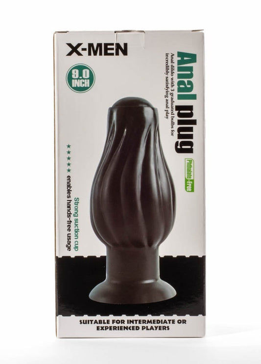 Plug anale X-Men 7,5" Nero