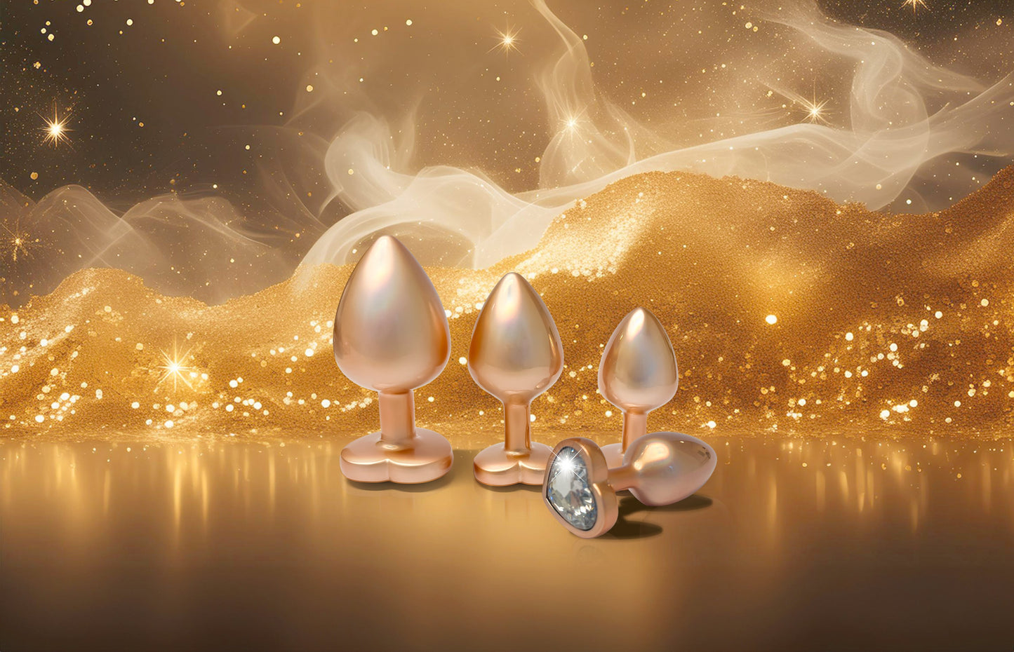 SET DI SPILLE IN ORO E PERLE LUCENTI