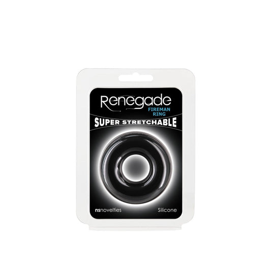 Renegade - Anello pompiere - Grande - Nero