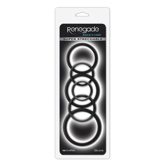 Renegade - Anelli Build-A-Cage - Nero