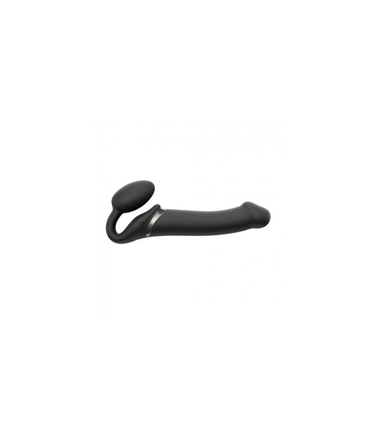 Cablaggio USB a doppia vibrazione in silicone flessibile con controllo nero M