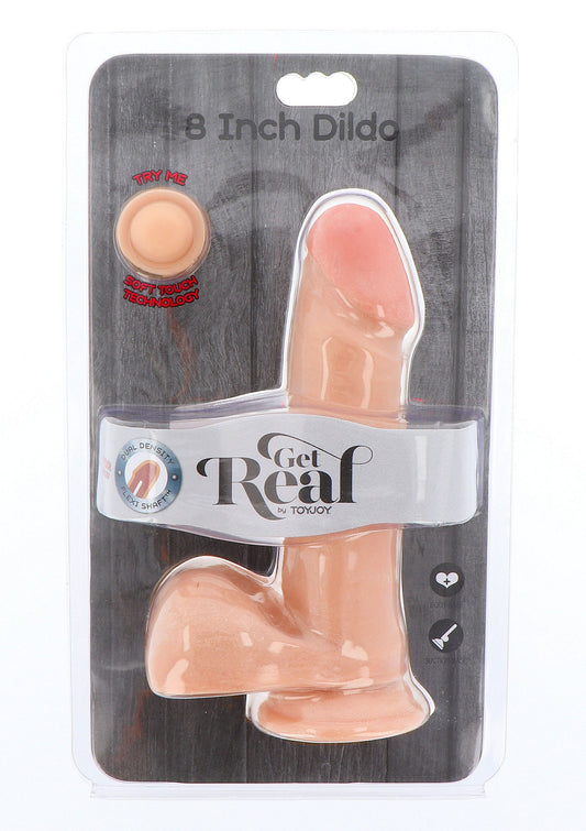 Dildo a doppia densità TPE 20 cm pelle