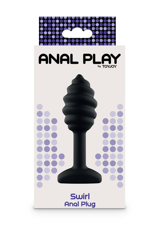 Plug anale Swirl nero