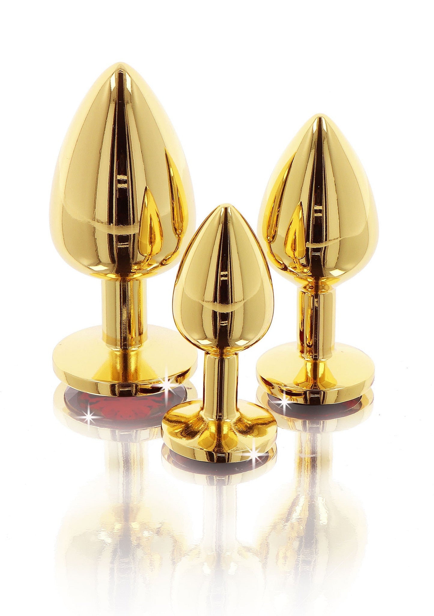 Plug anale con gioiello di diamante S oro
