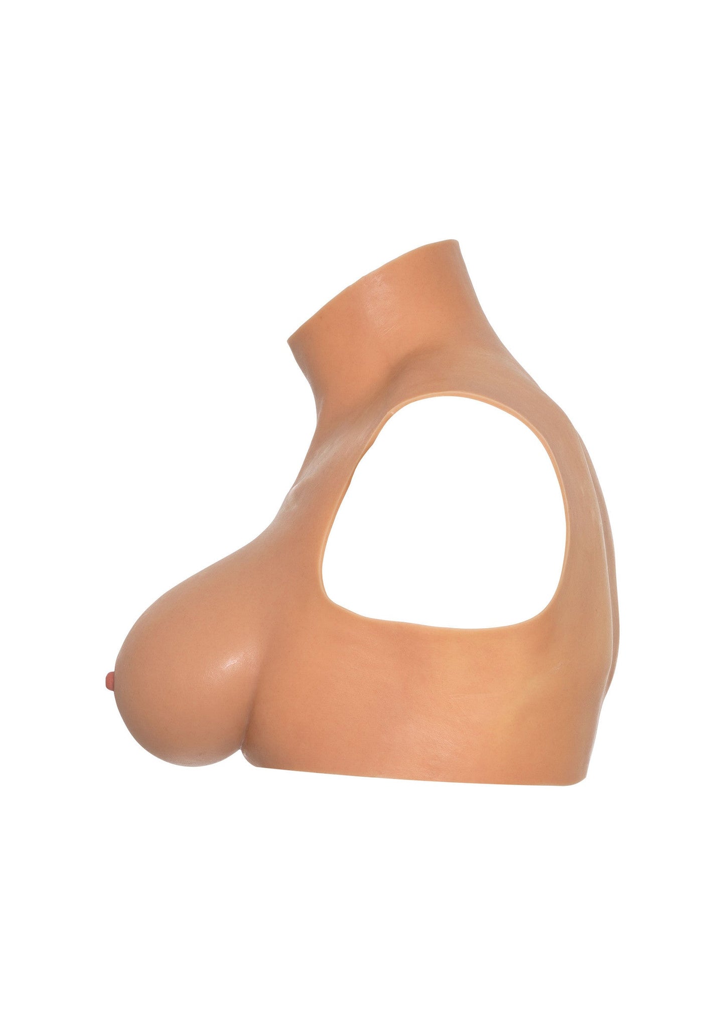 Top corto indossabile per il seno Coppa G pelle