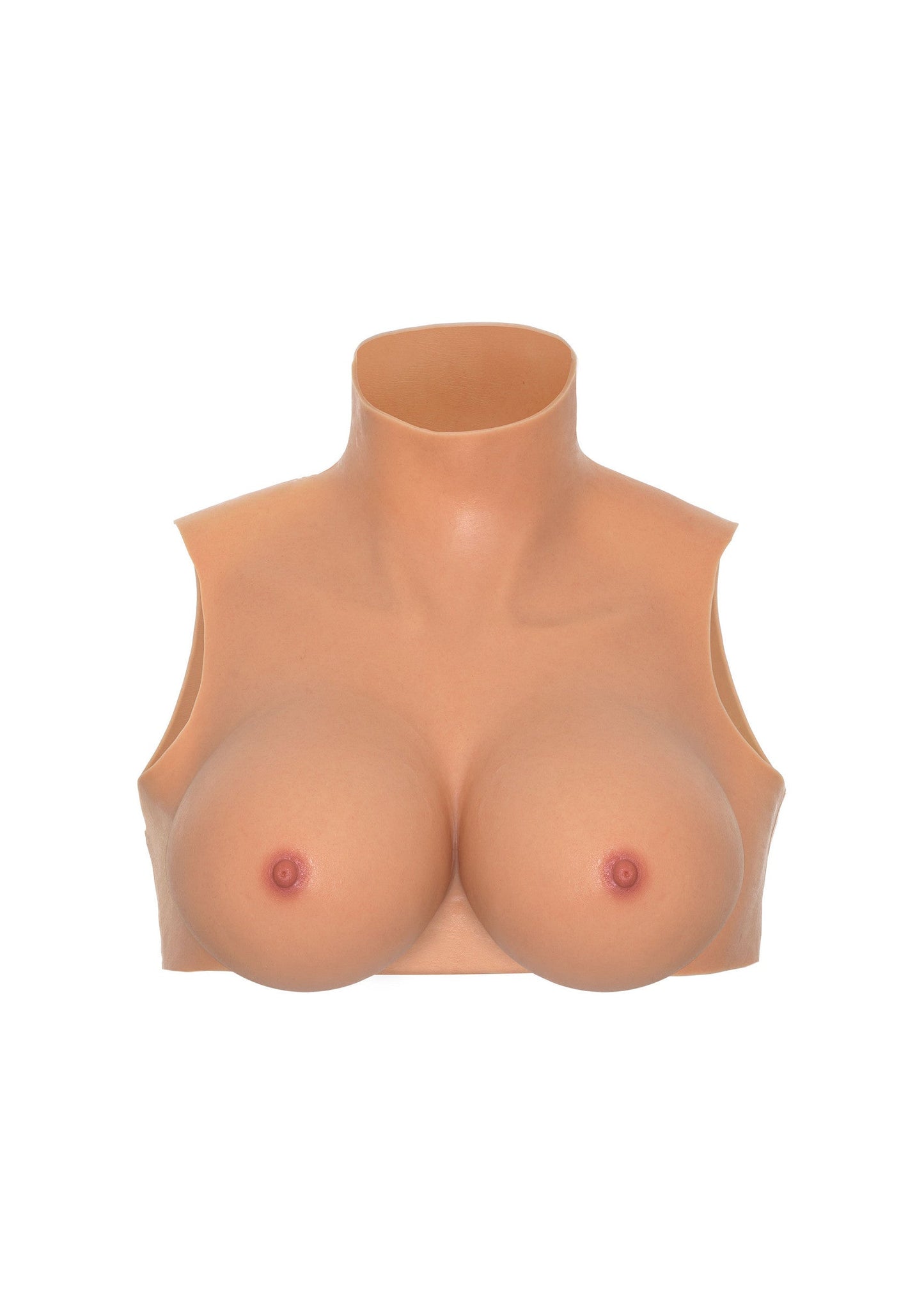 Top corto indossabile per il seno Coppa E pelle