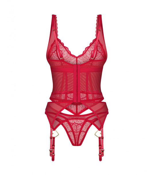 CORSETTO E PERIZOMA CUPIDE DESIR 2XL/3XL