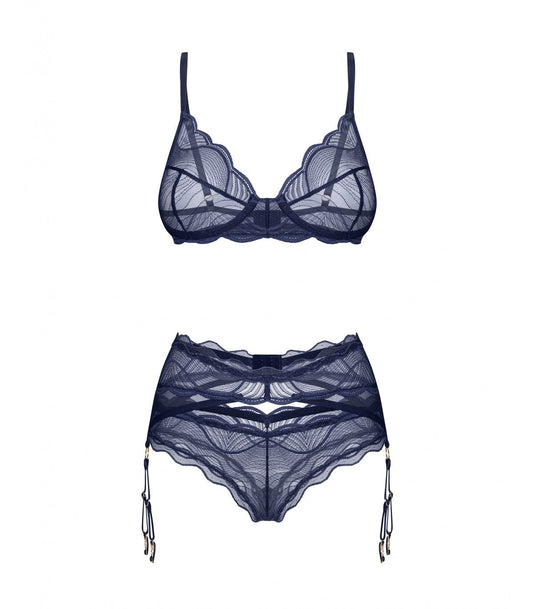 SET 3 PEZZI NIGHTLY BLUE XS/S