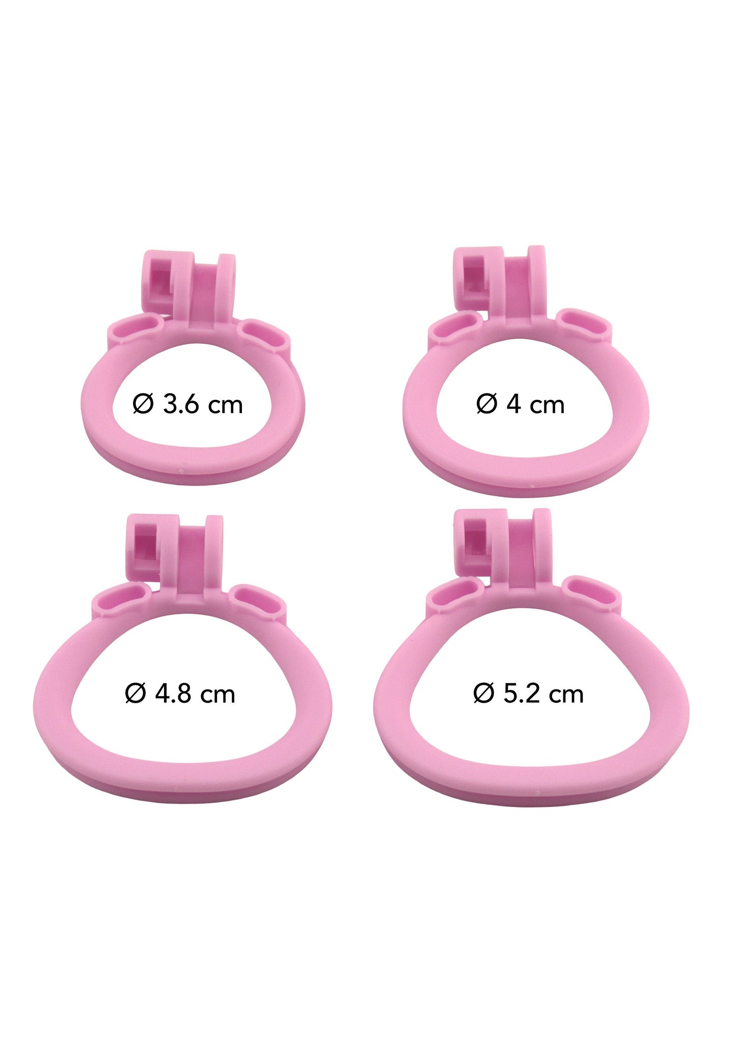 Gabbia per pene lunga rosa