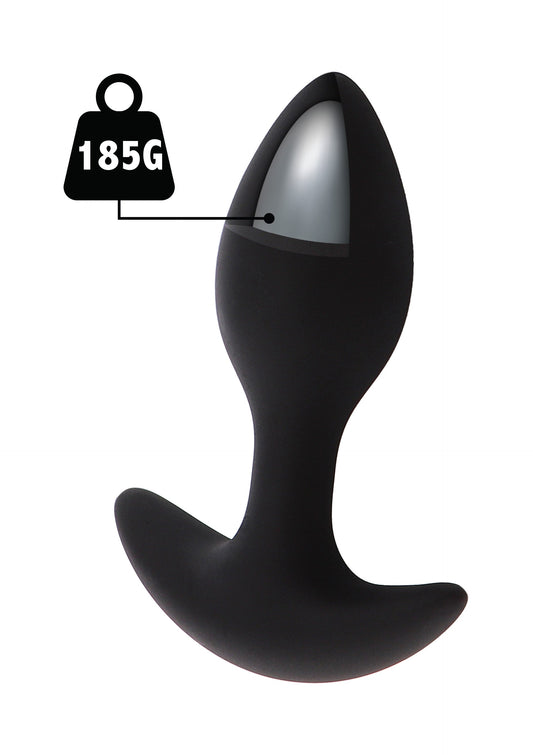 Plug anale appesantito 185g nero